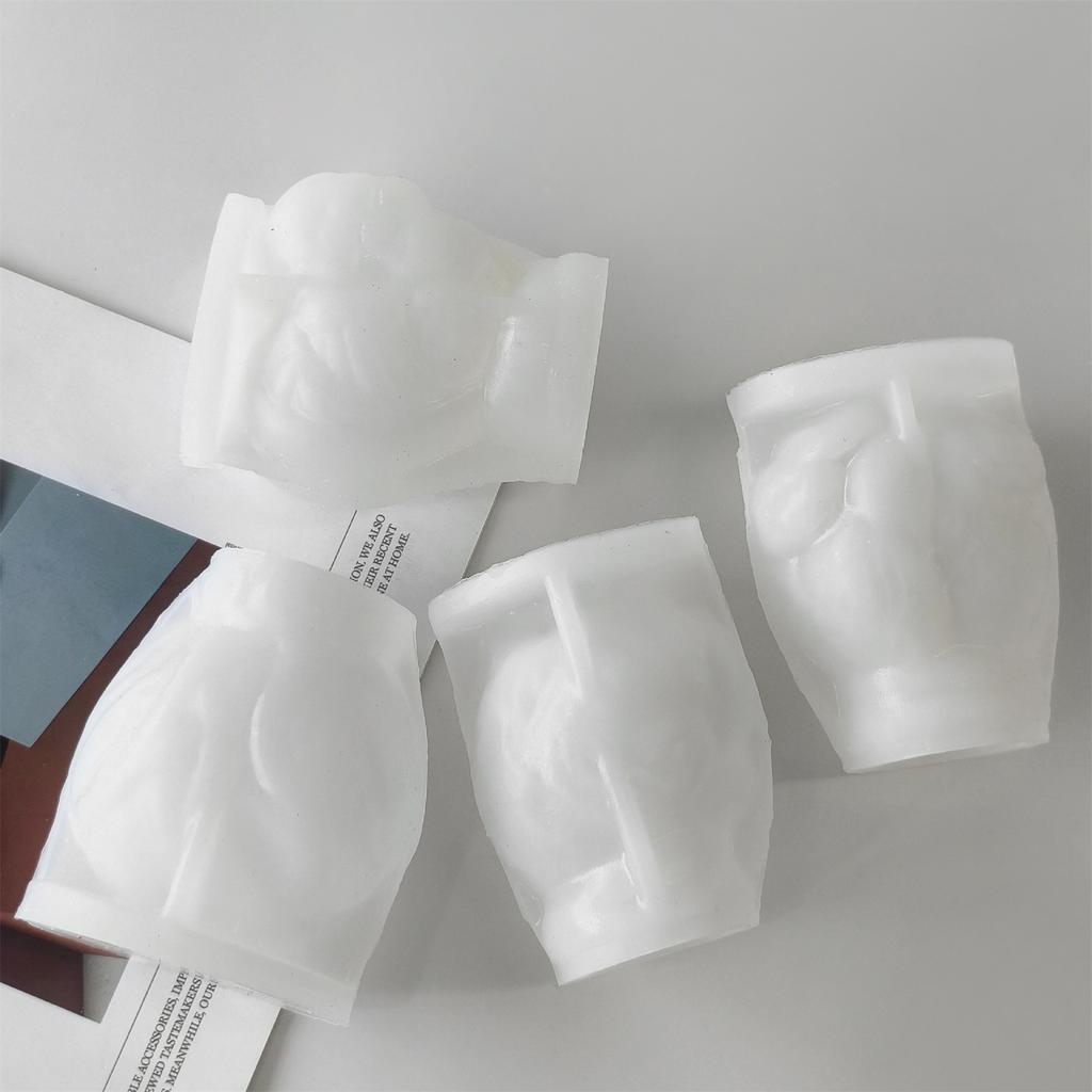 Wielofunkcyjny Świecznik w Kształcie Serca Wytrzymała Forma Silikonowa do Odlewu Gipsowego na Elegancką Dekorację Domu, Wesela i Uroczystości