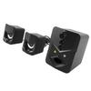 Computerlautsprecher Universal Kabelgebundener Desktop-Subwoofer-Lautsprecher mit Bluetooth-Funktion für PC Laptop Schwarz