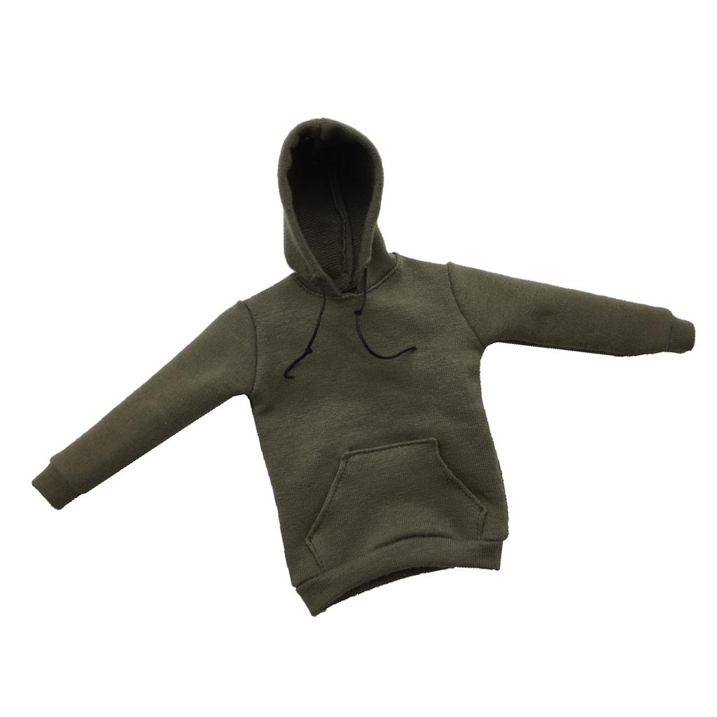 1/6 Action Figure Dolls Outfits, Zippered Sweatshirt for , 12 Inch Male Body Model
