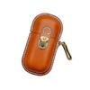 2026 New Plant Tanned Leather Glasses Case with Hook Portable Anti Drop Sunglasses Storage Holder Personalized Multi Color