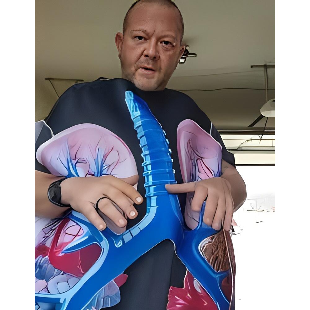 Human Organ Lung Party Role-playing Costume, Adults