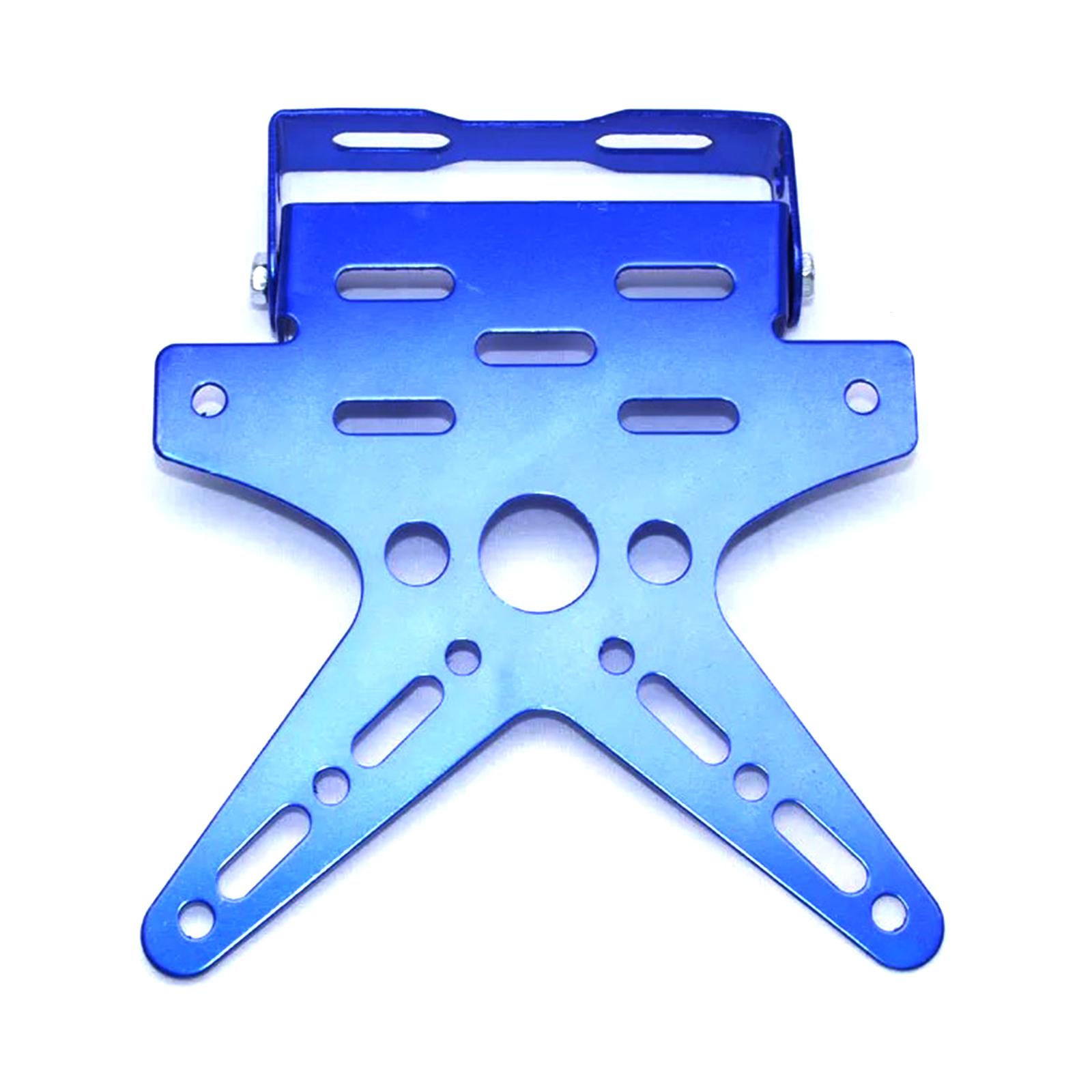 

Універсальний тримач номерного знака для мотоцикла та електровелосипеда з протиугінними конструкціями та світловідбиваючими елементами Проста установка синій