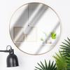 Gold Round Wall Mirror 50 Cm
