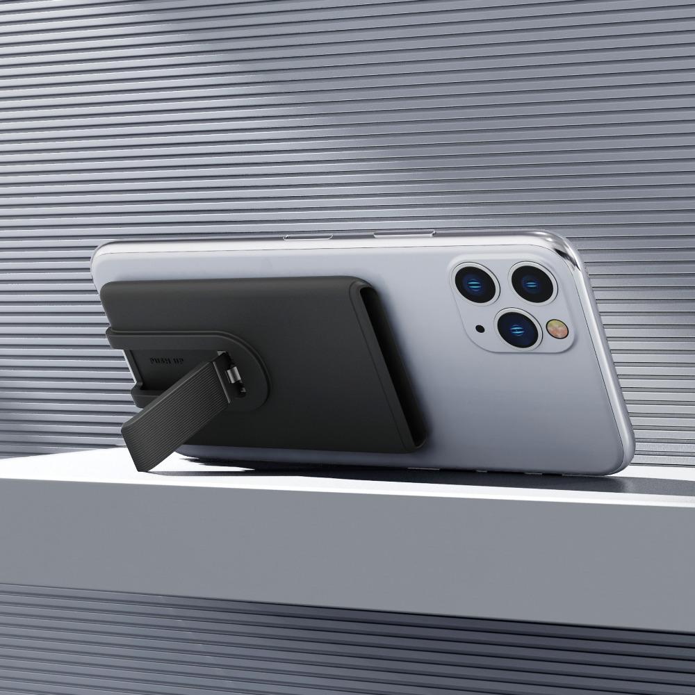 Silicone Wallet Case Stick on Card Case Convenient Phone Bracket  Phone