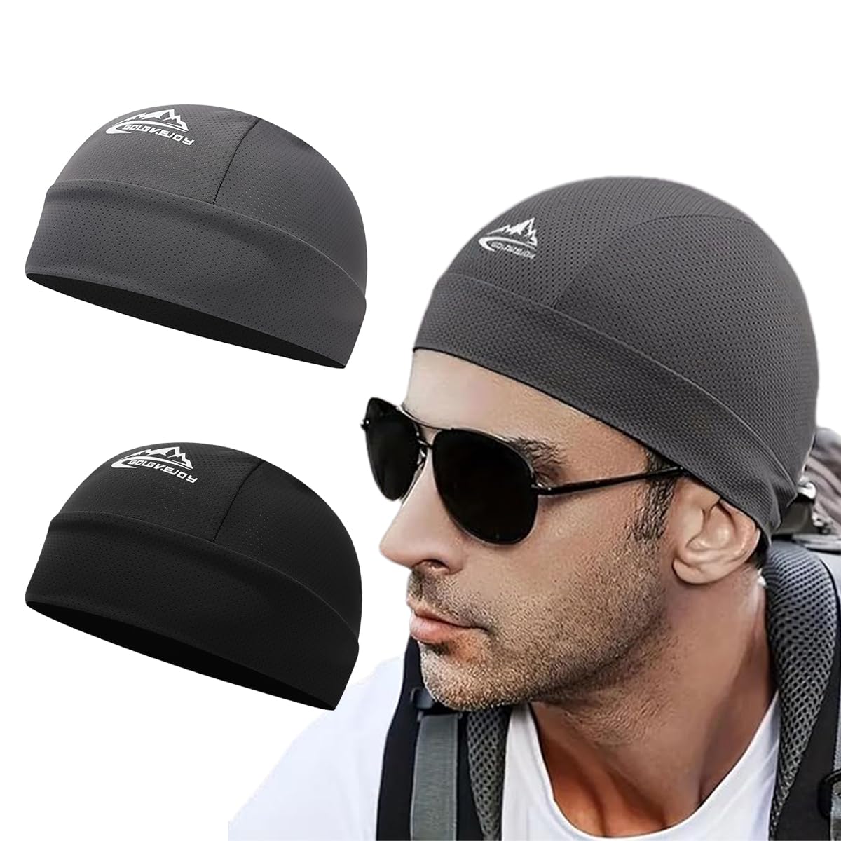 [UrbanPulse] Inner Cap, Helmet, Inner Pack of 2, Breathable, Quick 26×19cm чёрный
