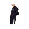 Under Armour Rival Terry Zip Hoodie With Letter Logo Women Jacket Black 1351810-001