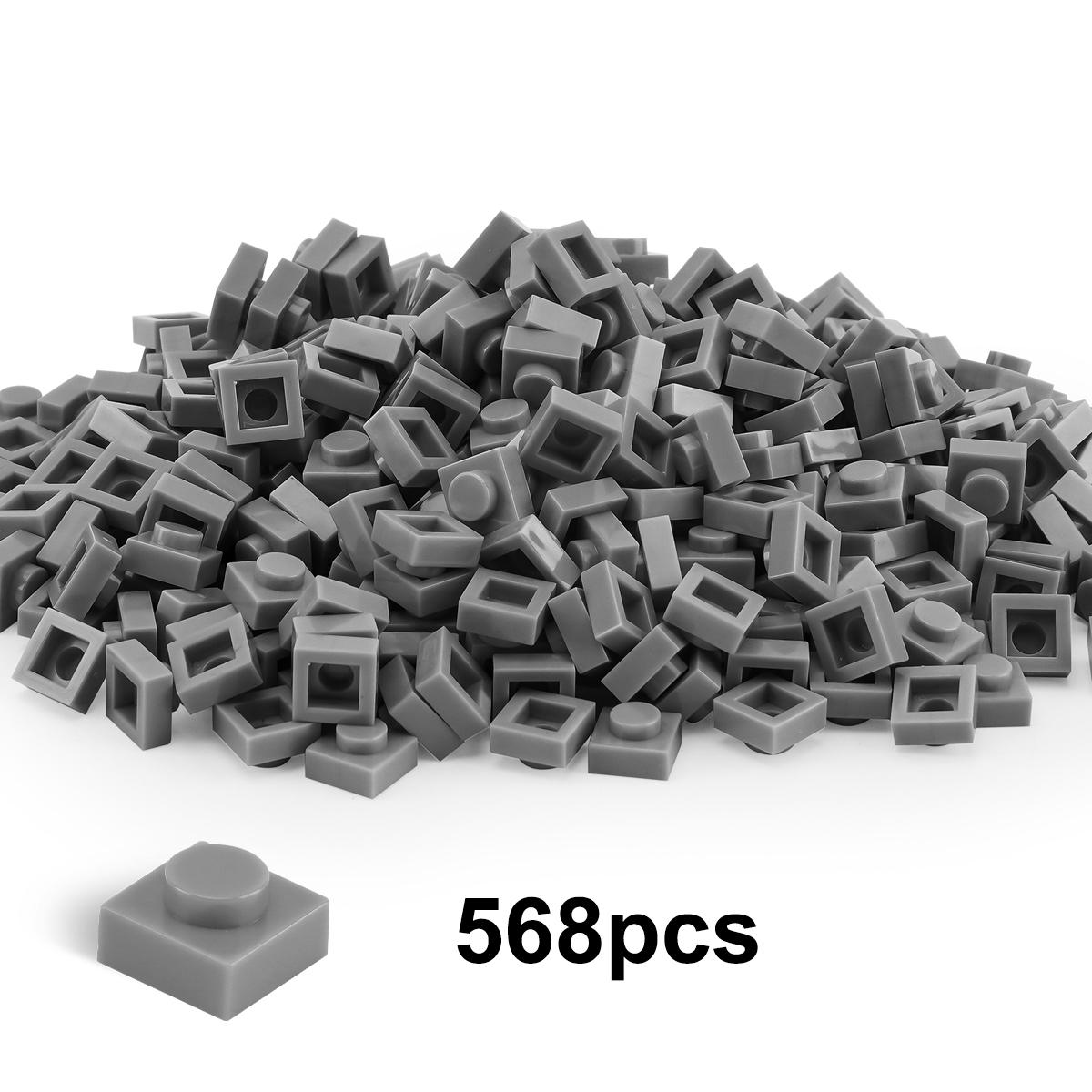 100g1x1niedriger Stein Bausteine Dicke FigurenSteine 2x2 Noppen Lernorientiert Kreativ GrößeKompatibel Mit Spielzeug fürKinder 100g1x1low brick