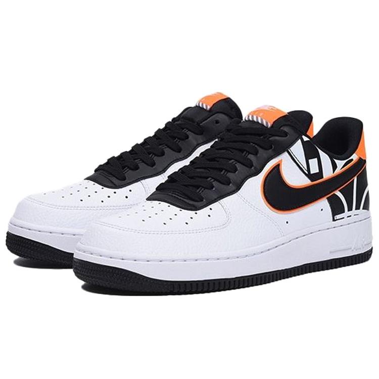 Nike Air Force 1 Low Biały Czarny Pomarańczowy 823511-104