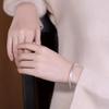 New Xiangyun retro push-pull simple fashion female youthful temperament solid matte bracelet for girlfriend and mother gift