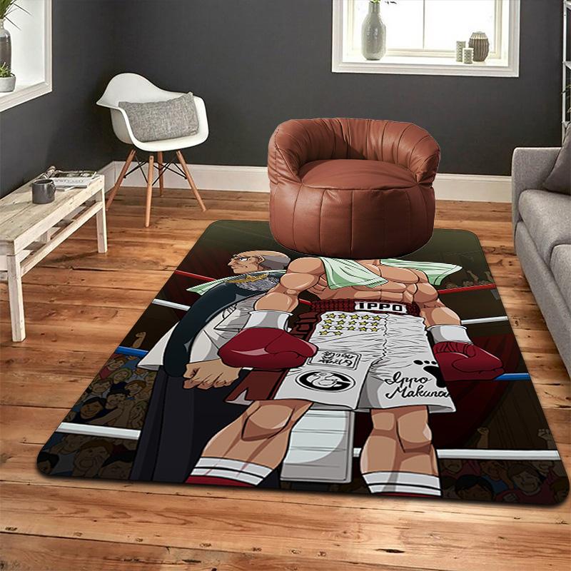Hajime No Ippo Rug Floor Mat for Living Room or Bedroom Soft and Comfortable Carpet a Gift for Birthday and Holiday.DFF0925320