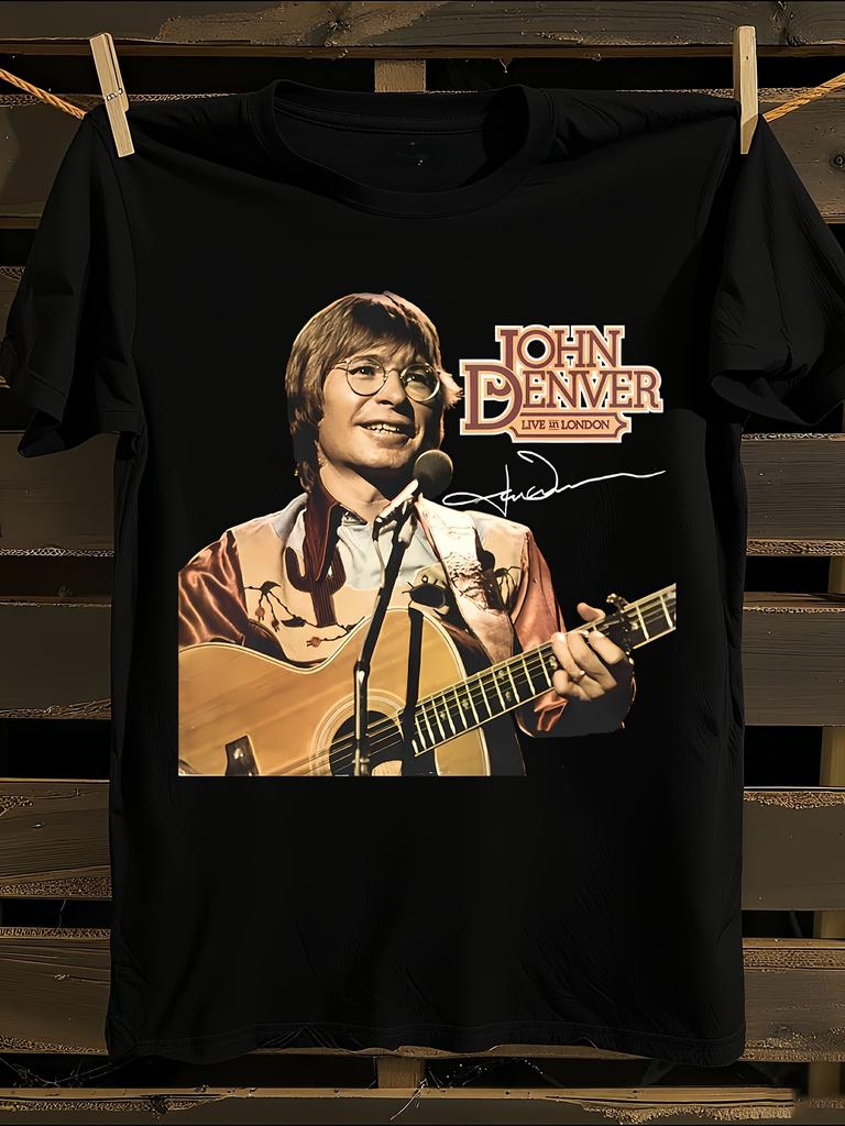 John Denver Live In London Concert Tshirt