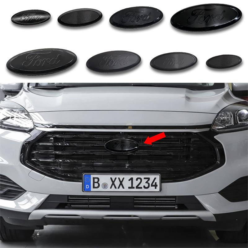Car Styling Logo Car Front Hood Emblem Rear Trunk Badge Grille Stickers For Ford Focus MK2 3 Ranger Fiesta S-Max Mondeo MK4 Kuga
