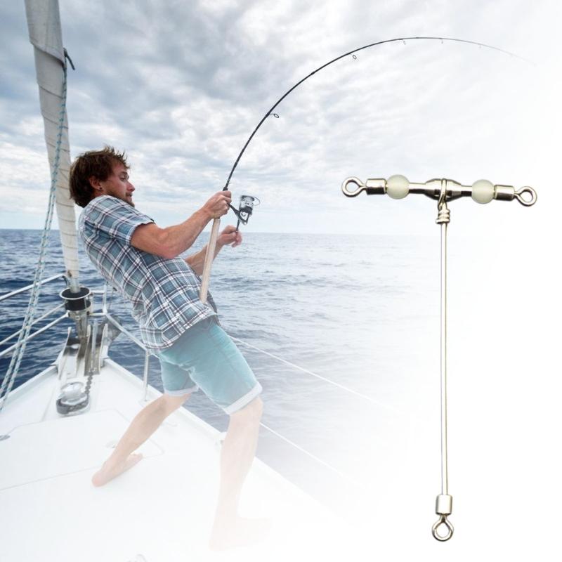 10Pcs High Strength Rolling Round Bearing Snap Fishing Barrels Swivels with Locking Snap Fishing Baits Connectors Clip