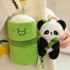 10cm Bamboo Panda Plush Toys Kawaii Small Pendant Stuffed Animals Soft Doll Fluffy Panda Bag Decor Birthday Gift Toys for Girls