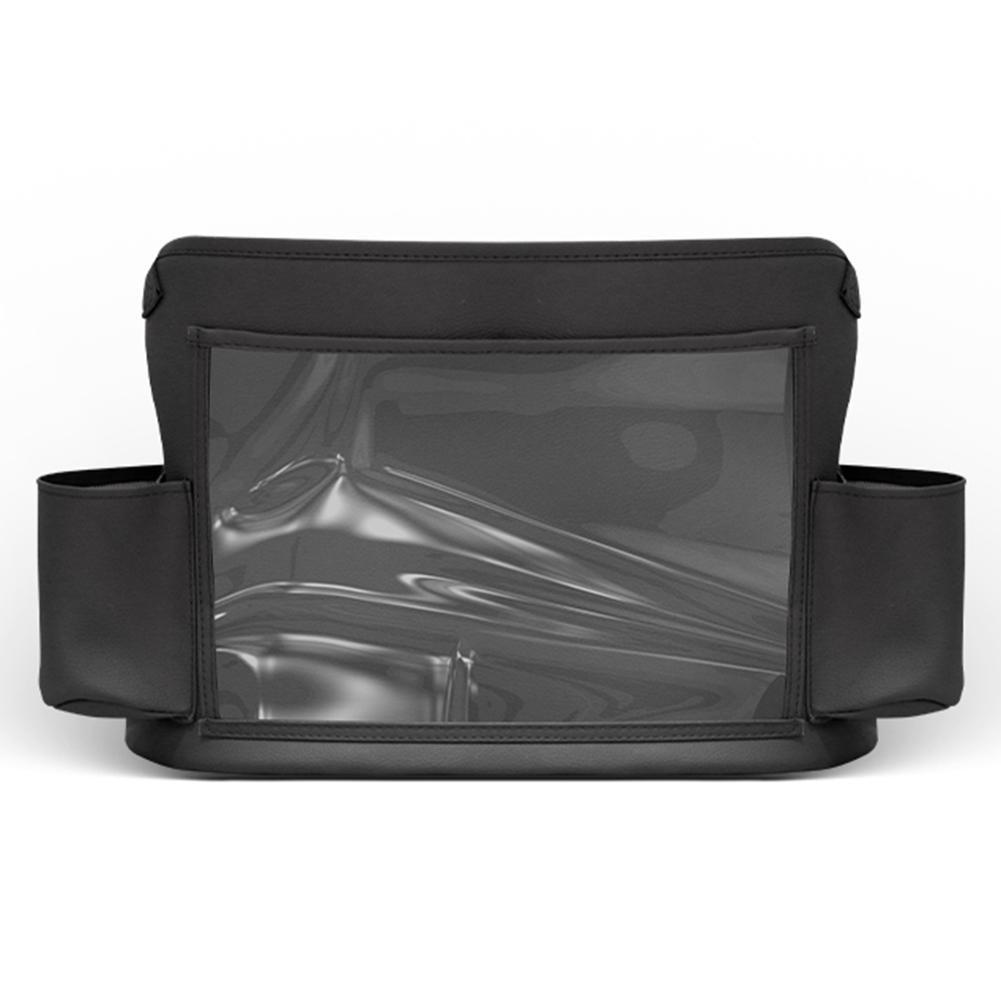 

Car Backseat Cover Protector with Touch Screen Tablet Holder Large Capacity Car Seat Bag Multi Pocket Car Interior Accessories чёрный
