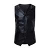 Men's Spring And Summer Solid Color Retro Sleeveless Hooded Tank Top Top