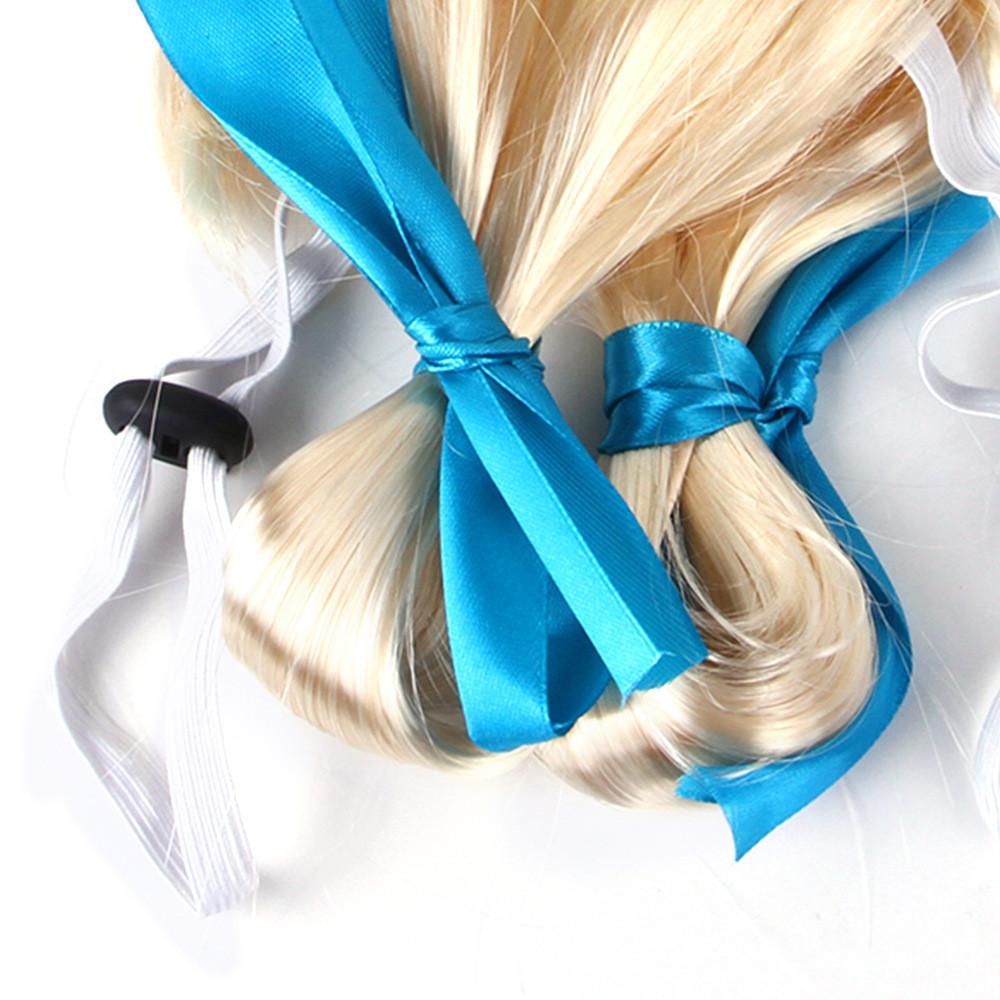 Gold Light Blue Bowknot Pet Hair Cap Headwear Pet Hats Decoration Gift Fashion