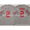 Embroidered College Rugby Jersey Men - Ohio State Buckeyes Style Numbers 7 33 18 2 1 4 Fall Winter Wear