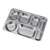 304 Rostfritt Stål Delad Lunchbricka