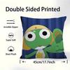 Keroro Gunsou Frog Pillow Gift Home Office Decoration Bedroom Sofa Car Cushion Cover Case 45X45