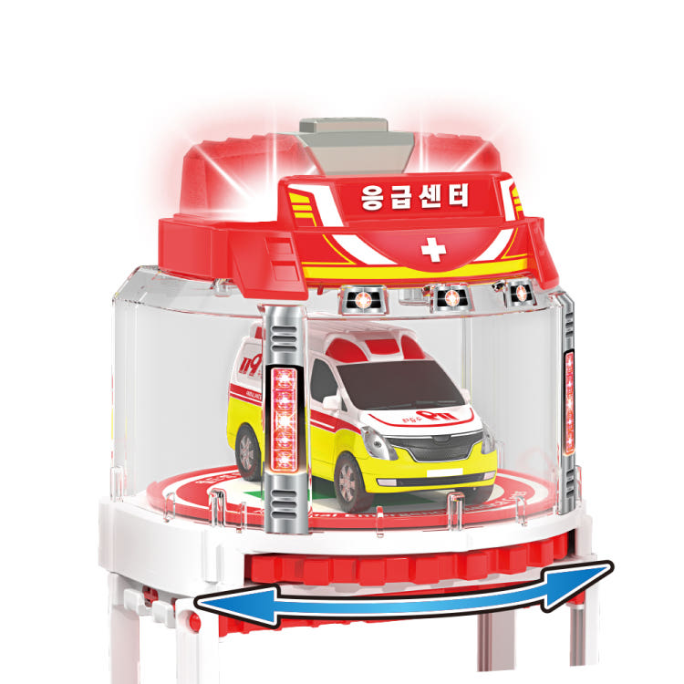 [mimi world] Mimiworld World Car Parking Block Emergency Center Play Set
