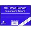 Cartes À Rayures - MARIOLA - 3113R - Pack De 100 - 150 X 100 Mm - Papeterie
