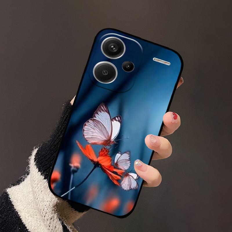 For Redmi Note 13 Pro+ Case 13 Pro Plus Stylish Painted Soft Silicone TPU Phone Shell For Redmi Note13 Pro 4G 5G Cover Protector