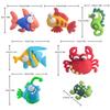 7pcs Under the Sea Cake Toppers Ocean Cake Decorations  Party Favors for Baby Shower Ocean Birthday Party Decorations Supplies