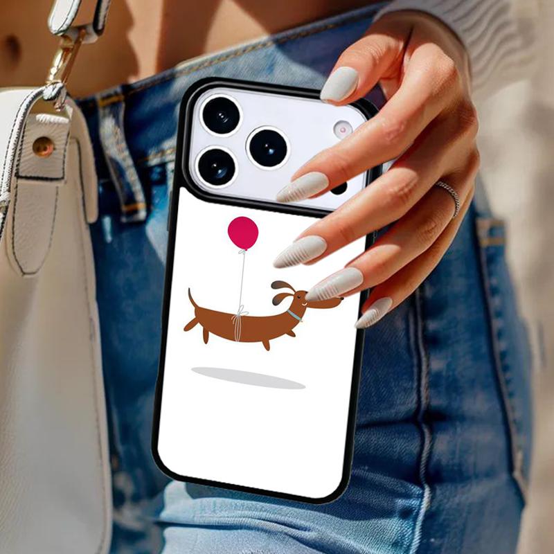 Dachshund Sausage Dog Doxie Phone Case For iPhone 17 Air 14 15 13 12 Max Cover For Apple 14 15 16 16e 11 Pro Max Plus Coque