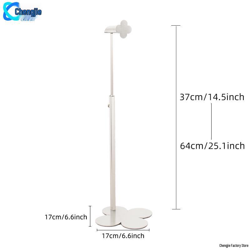 Adjustable Stainless Steel Floor-Standing Bag Display Stand for Women's Bags