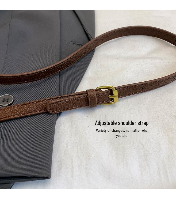 2026 Women's Korean Style Fashion Leather Bucket Bag - Versatile Single Shoulder Crossbody Handbag