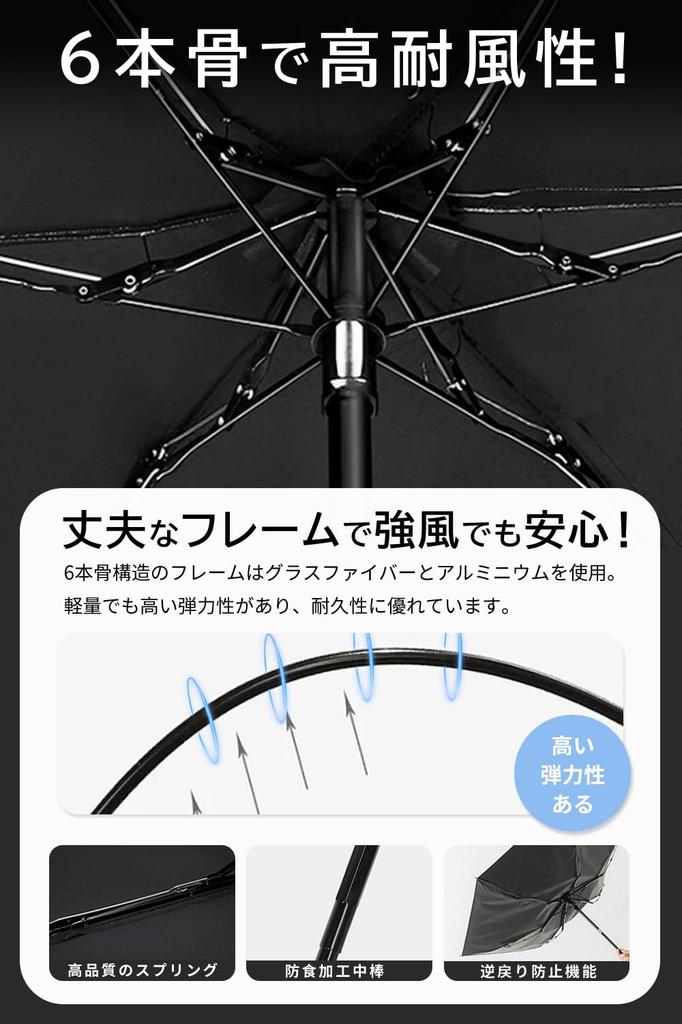 standard lightest carbon umbrella Folding automatic opening and UV for men and for both sunny and rainy folding 6 easy to with super absorbent