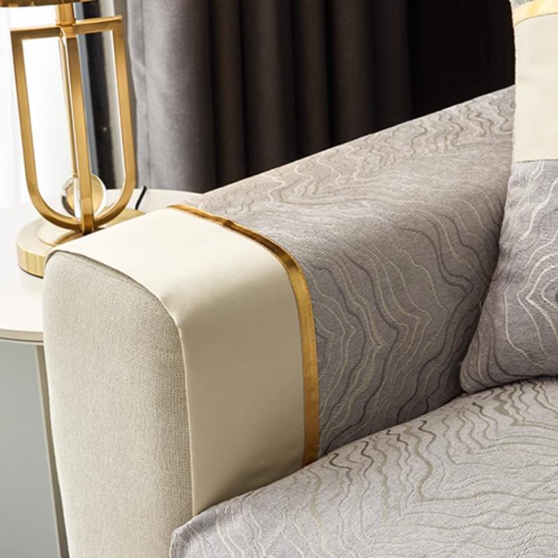 Легкая роскошная подушка для дивана Chenier Solid Cheniel Противоскользящий чехол — фото 9