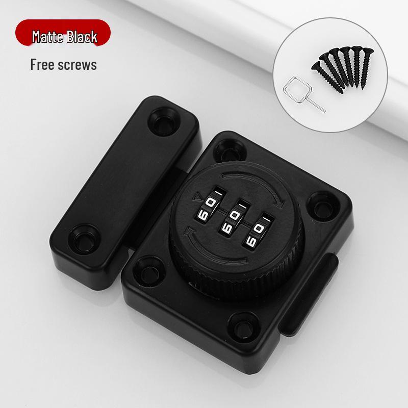 Thickened No-Drill Password Lock for Cabinet Doors and Drawers