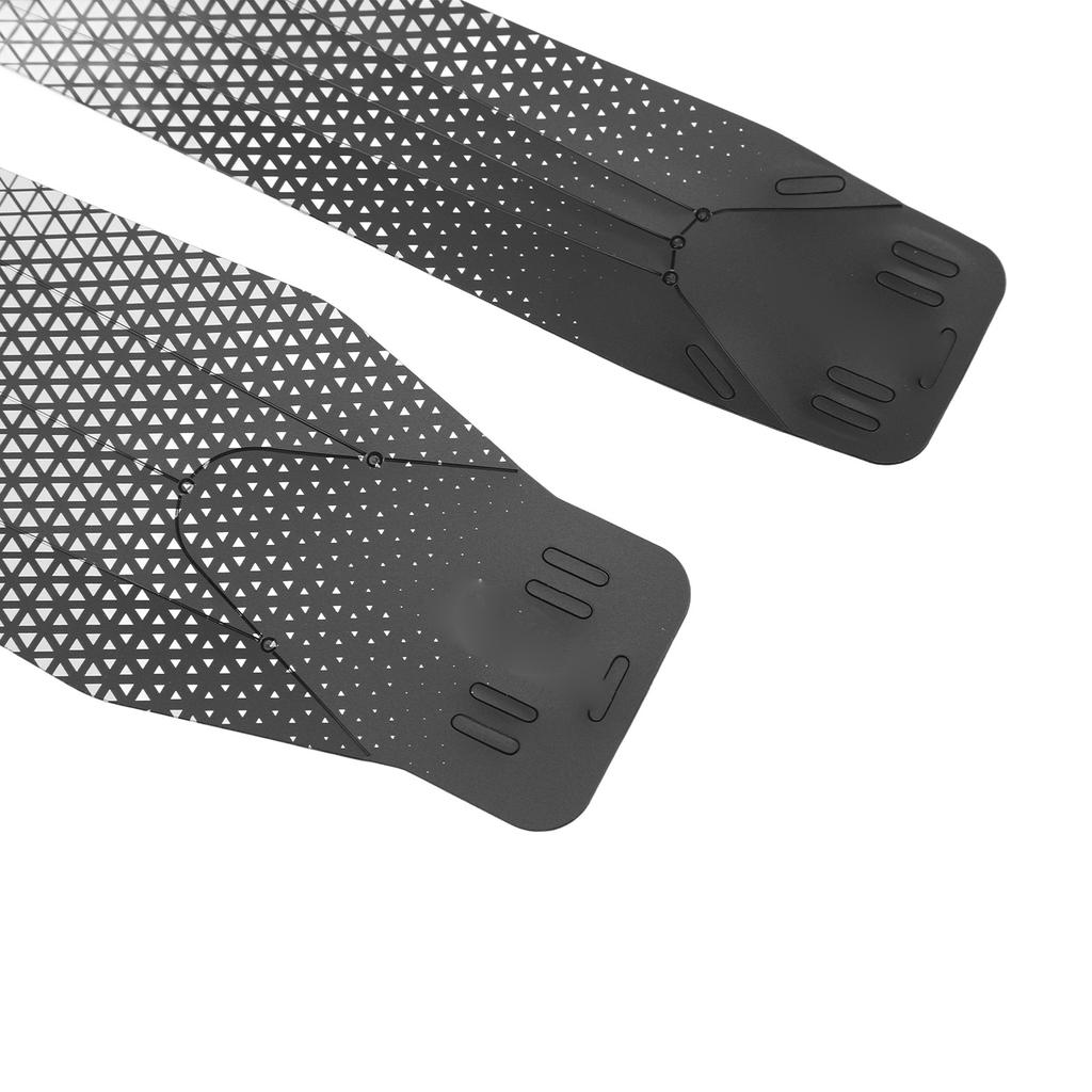 1 Pair Bike Fender Front Rear Mudguard Splashing Guard Universal Resin for Cycling Grid Pattern
