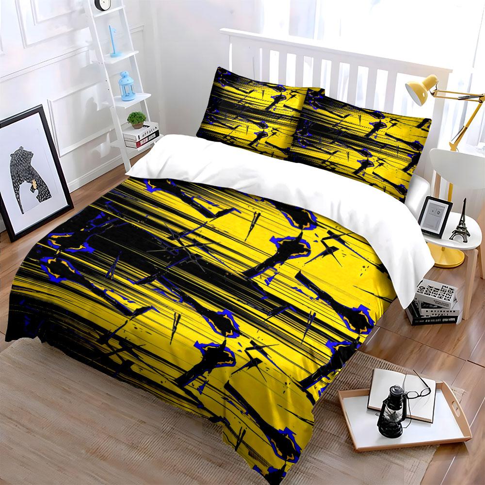 Abstract Black Silhouettes Design. Bedding Sets Duvet Cover Sets Duvet Covers Pillowcases(1 * Duvet Cover 2 * Pillowcases, Without Duvet Insert)