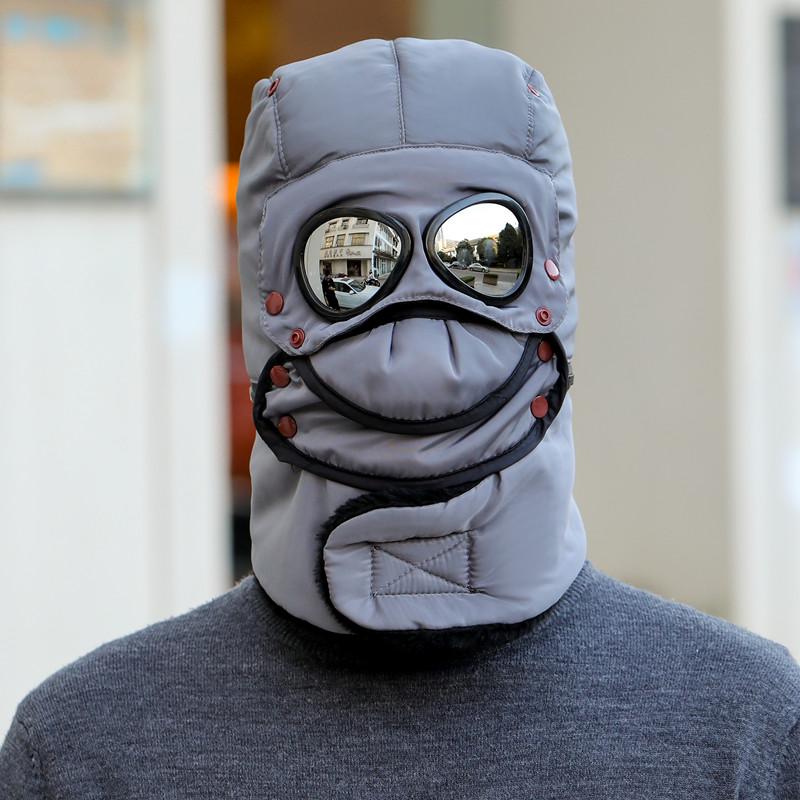 Unisex Fashion Thicken Warm Hat Windproof Winter Hats For Men Women Keep Warm Cap