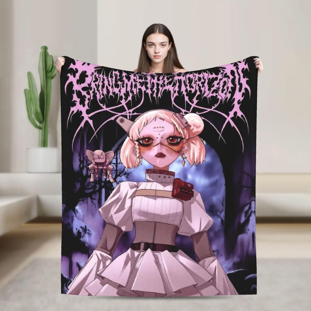 BMTH Bring Me The Horizon Blanket  Travel Office Plush Bedding Throws Street Trend Couch Bed Flannel Bedspread Sofa Bed Cover