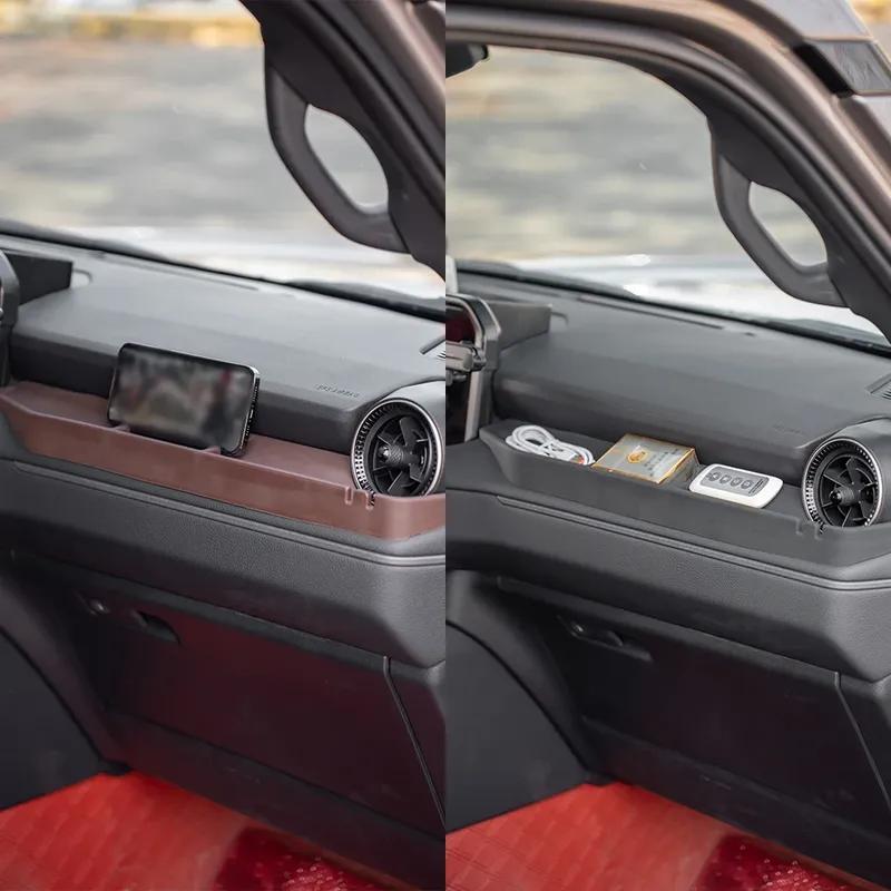 Co-pilot Silicone Storage Box For Toyota Land Cruiser Prado 250 J250 LC250 2024+ Phone Holder Hook Storage Box Car Accessories
