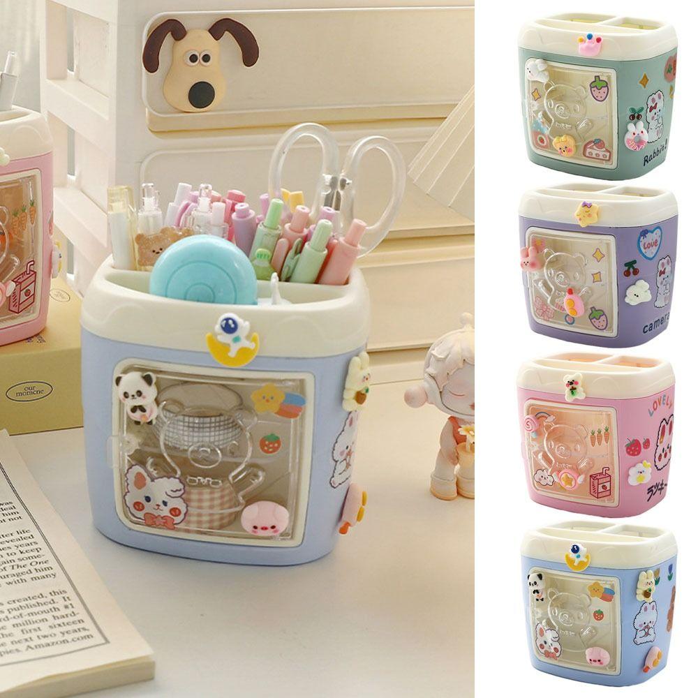 

Настольный ящик для хранения, пенал, канцелярский органайзер, многофункциональный держатель для ручек, офисные принадлежности