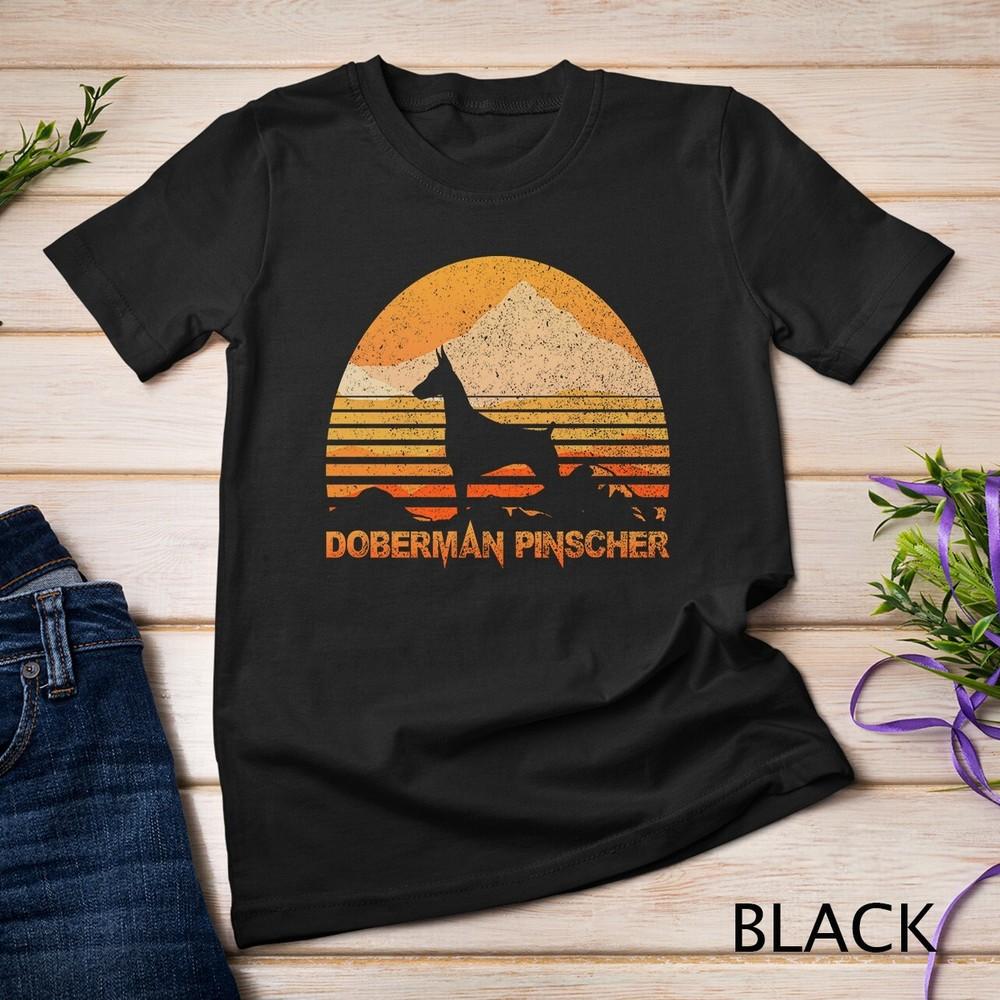 

DOBERMAN PINSCHER , Sun Vintage Retro Unisex T-shirt XL