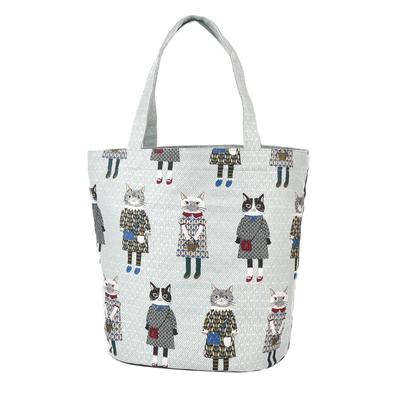 Tote Bag Parlor Suzurando Gobelin Woven Tote Bag 258160 Mint [Kusuguru Japan] Women's