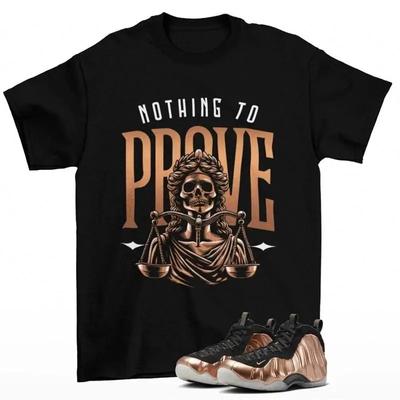 Proof T Shirt Black To Match Air Foamposite One Copper