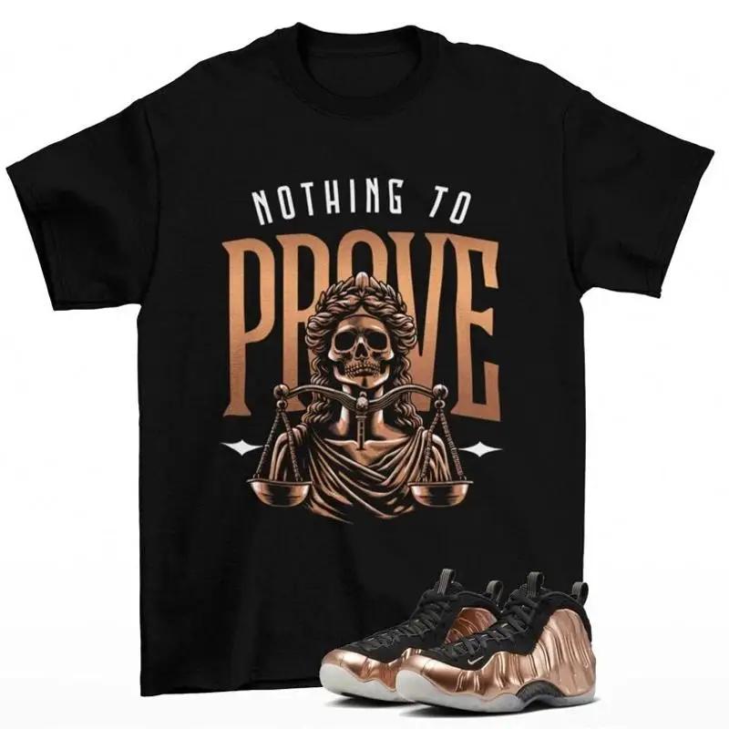 Proof T Shirt Black To Match Air Foamposite One Copper