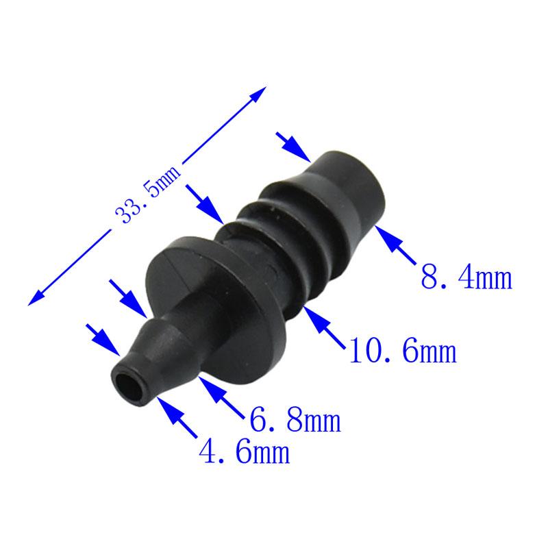 

20 pcs Irrigation 8/11 to 4/7 Barb Connector 3/8 to 1/4 Hose Reducing Darb Garden Drip Irrigation Hose Adapter 3/8