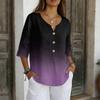 Camisas para Mujer Casuales Elegantes Camisetas de Manga 3/4 Tops tipo Túnica Camisetas Básicas Suéteres Blusas de Trabajo
