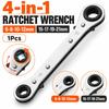 1Pcs Square Drive Ratchet Wrench Adjustable Socket Spanner  for Auto Repair