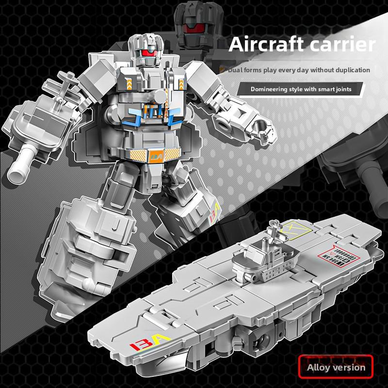 Children's Deformation Car Toy Diamond Alloy Hercules Genuine All-in-one Robot Figure Boy Can Be Deformed