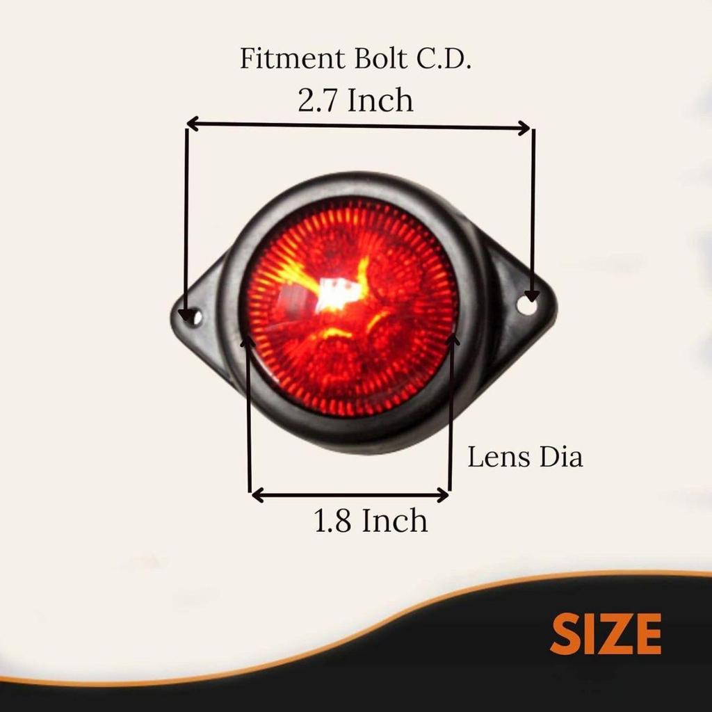 APSMOTIV LED Outline Marker lights Trailer for Truck 24V Clearance Lamp for Truck Trailers chicken lights semi trucks freightliner cargo Marker lights