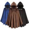 Brown Color Overcoats Vintage Vintage Hooded Cape New Design Halloween Hooded Cloak